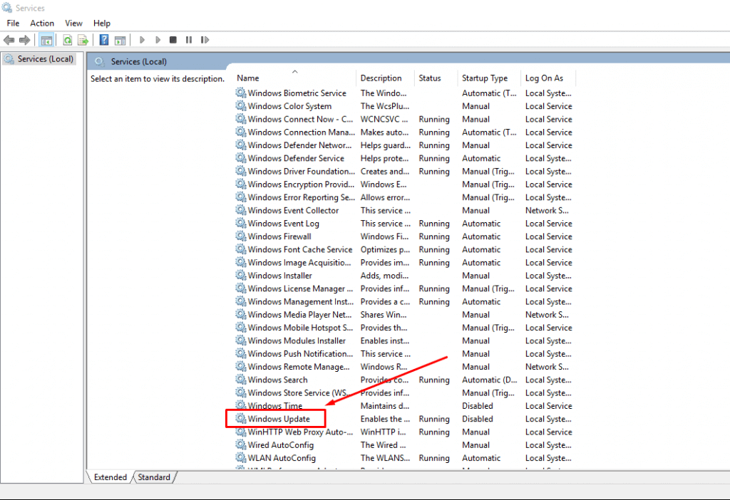 Step 3-How to turn auto update off in Win 10