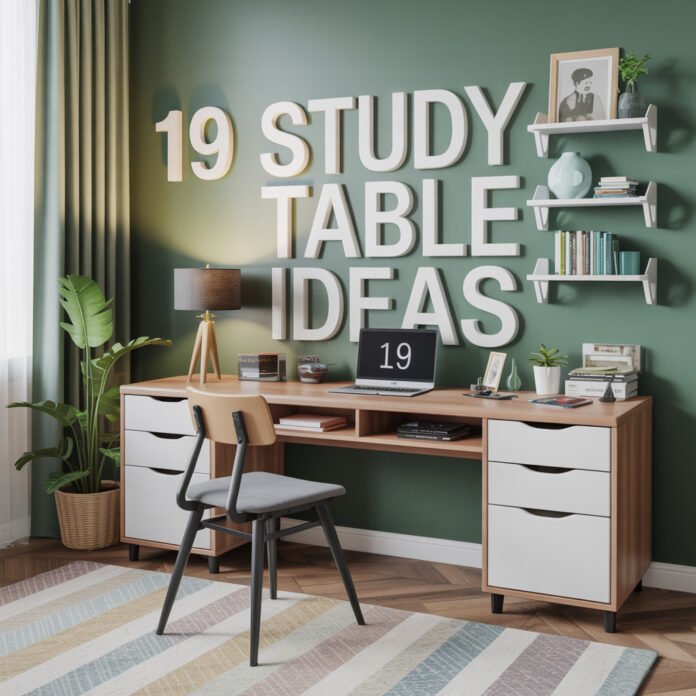 Study Table ideas