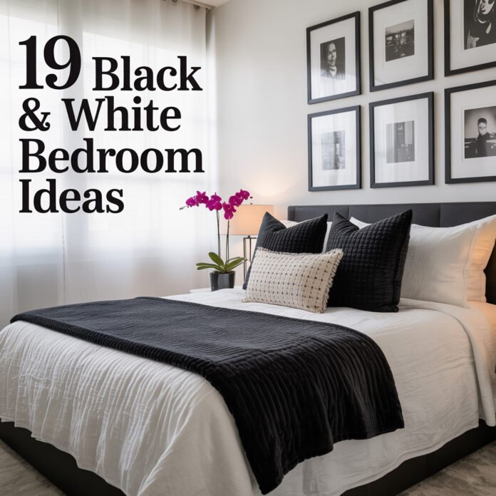 Black and White Bedroom ideas