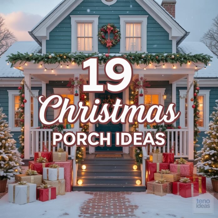 19 Christmas Porch Decor Ideas