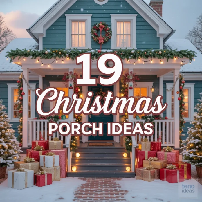 19 Christmas Porch Decor Ideas 19 Christmas Porch Decor Ideas