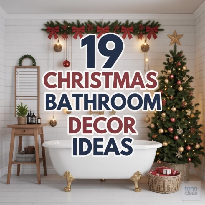 Christmas Bathroom Decor