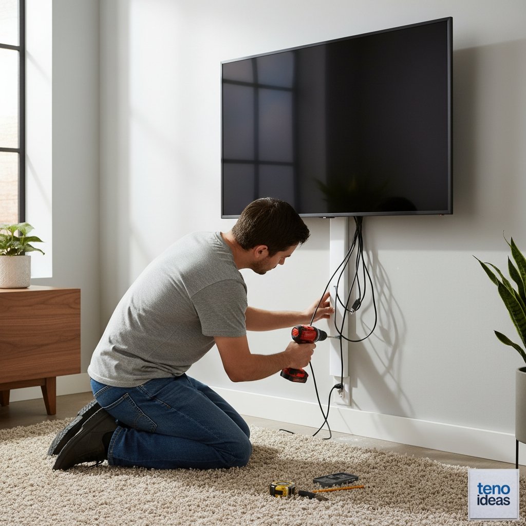 Use Adhesive Cord Covers