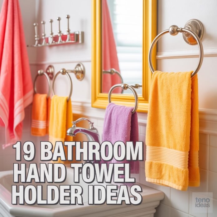 19 Bathroom Hand Towel Holder Ideas