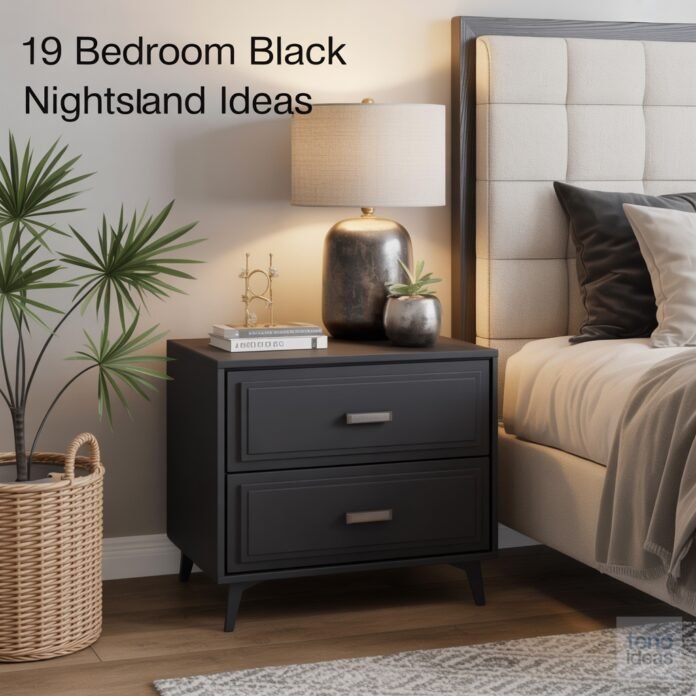 Black Bathroom Nightstand ideas