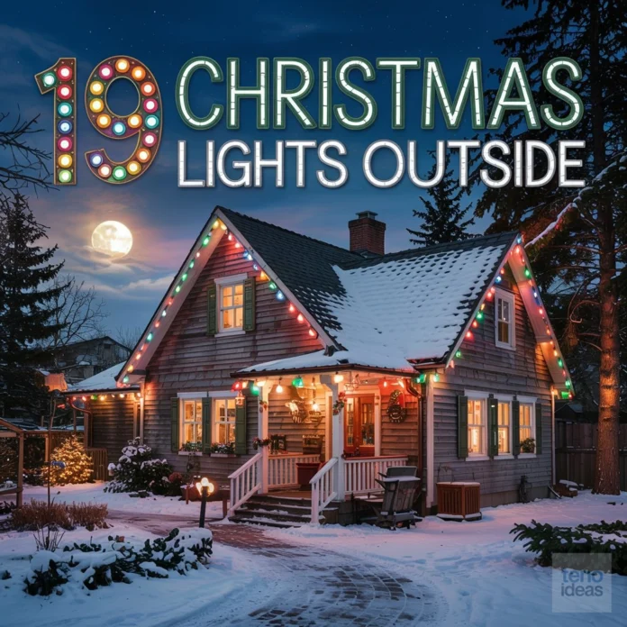 19 Christmas Lights Outside ideas