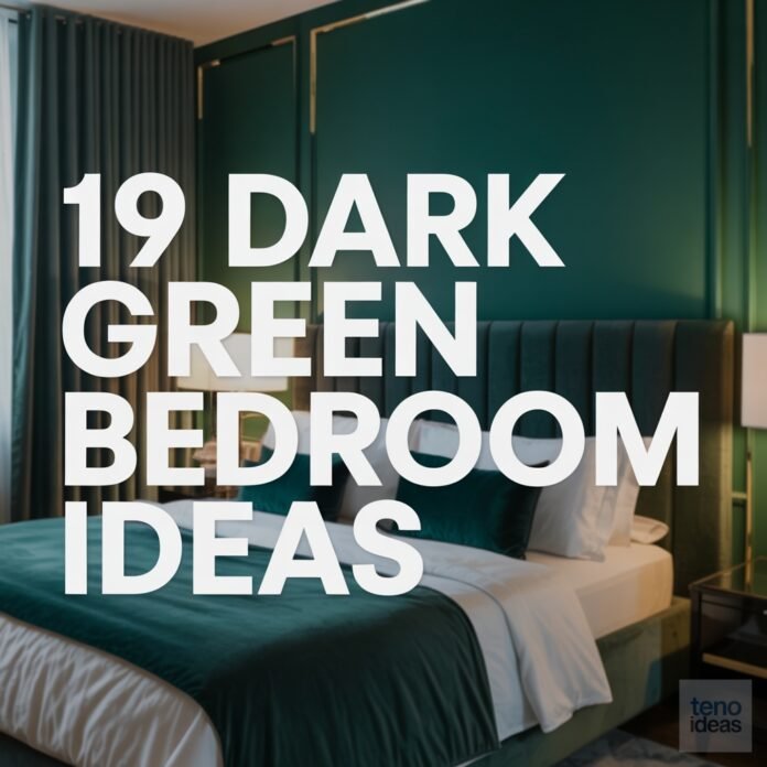 Dark Green Bedroom Ideas