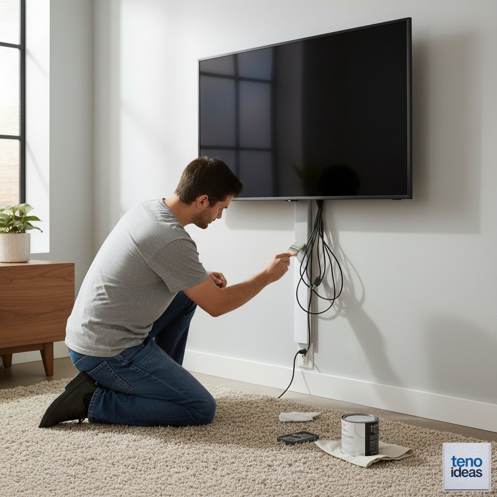 Paint Cord Covers to Match Your Wall