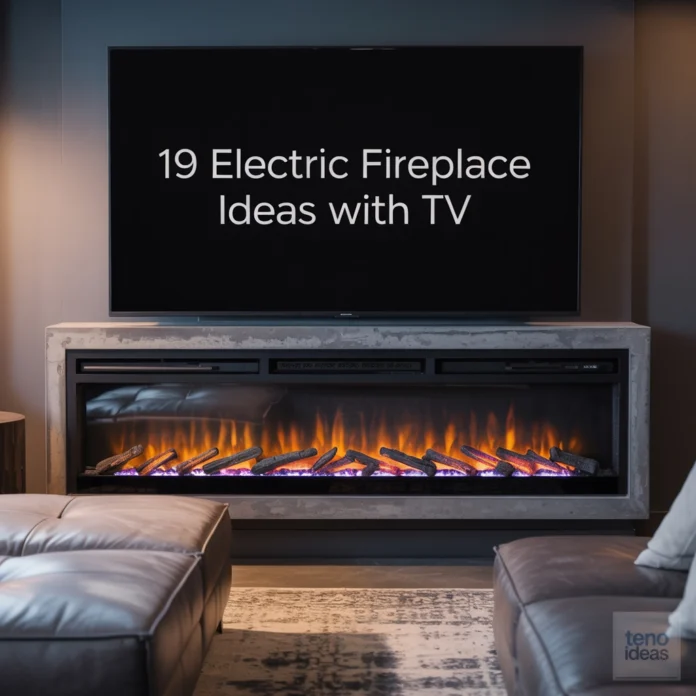 Electric Fireplace Ideas With TV