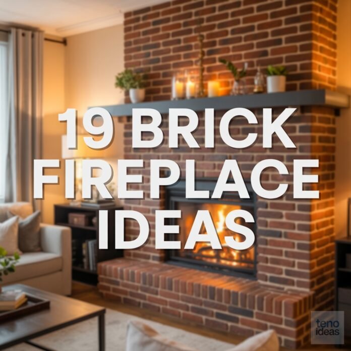19 Brick Fireplace Ideas