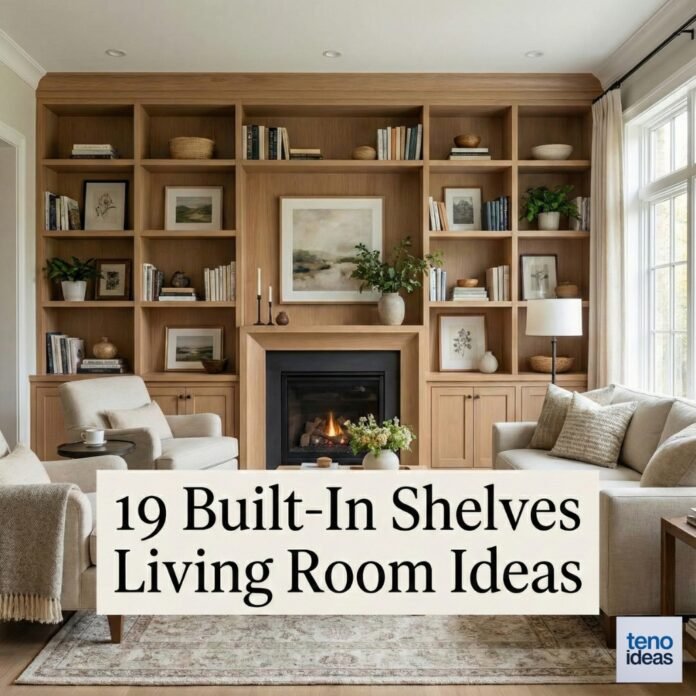 Built in Shelves Living Room