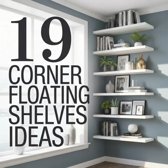 19 Corner Floating Shelves Corner Floating Shelves