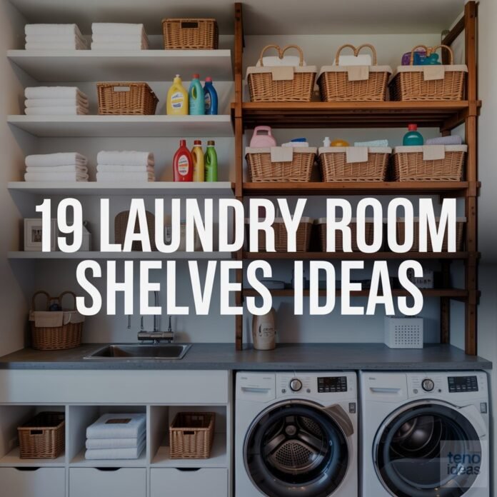 Laundry Room Shelves Ideas