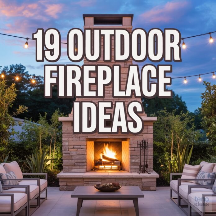 19 Outdoor Fireplace Ideas Outdoor Fireplace Ideas