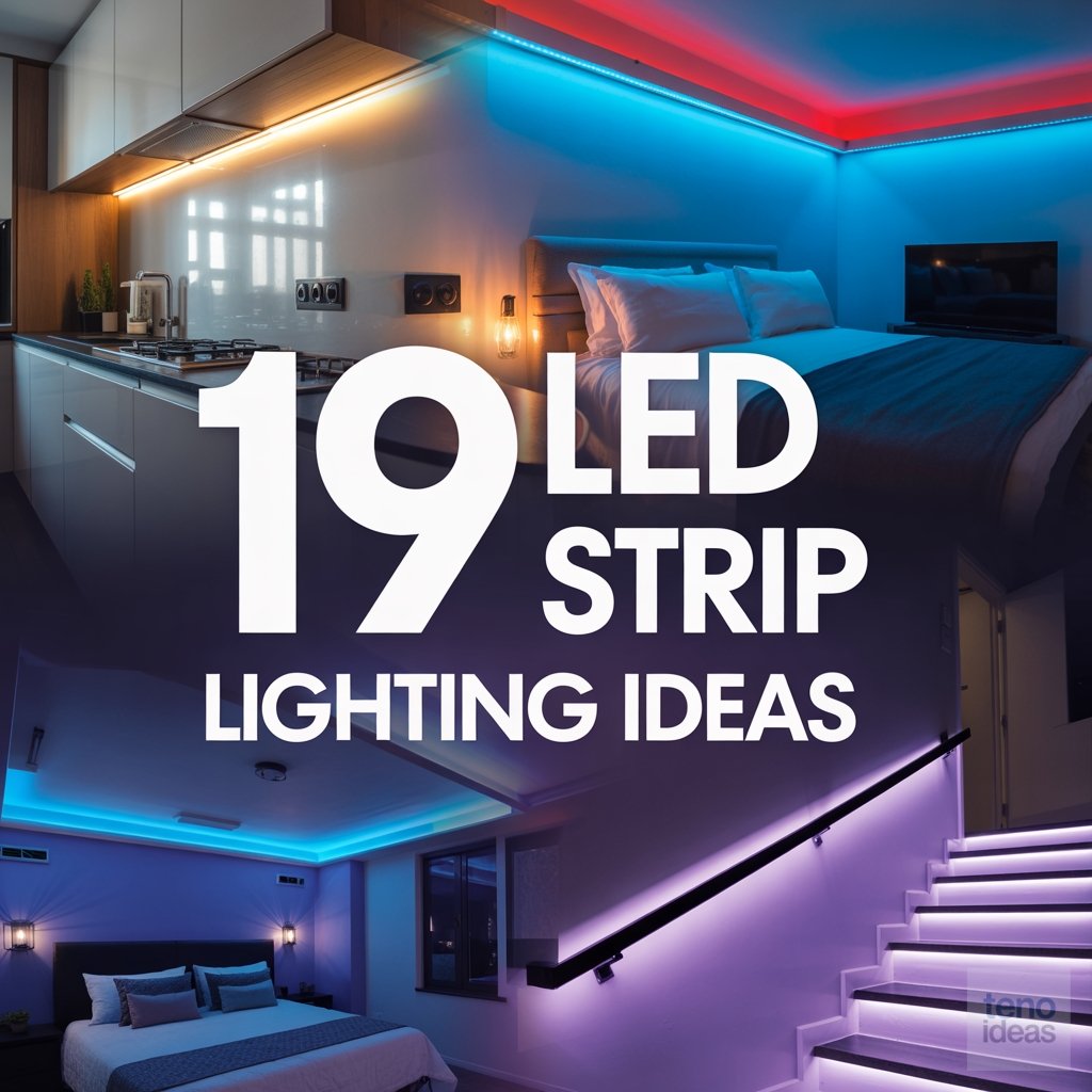19 led strip lighting ideas